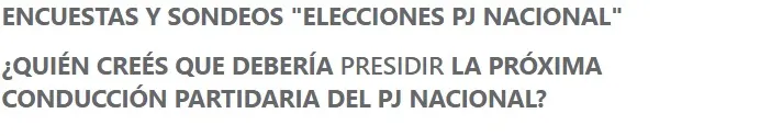 encuesta pj nacional